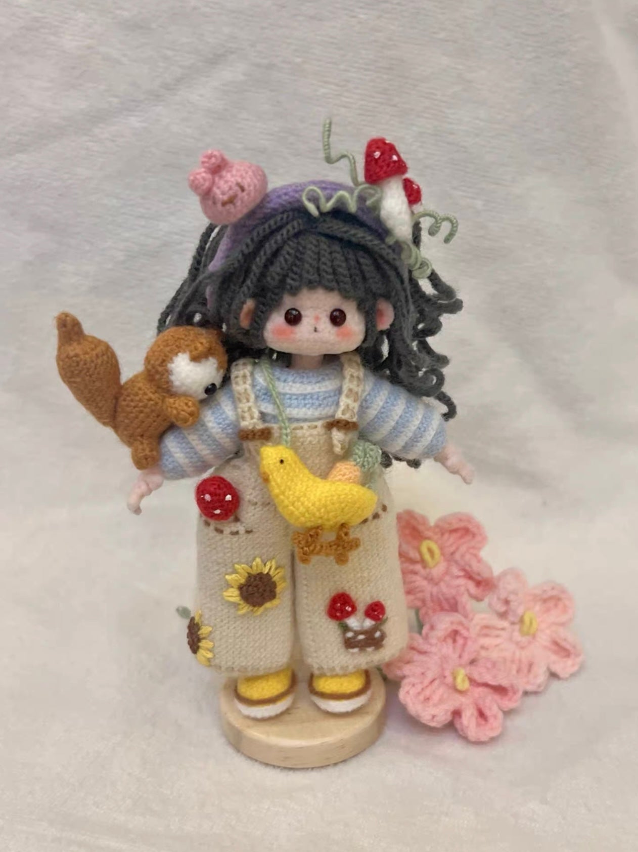 Crochet Mini Girl/Squirrel