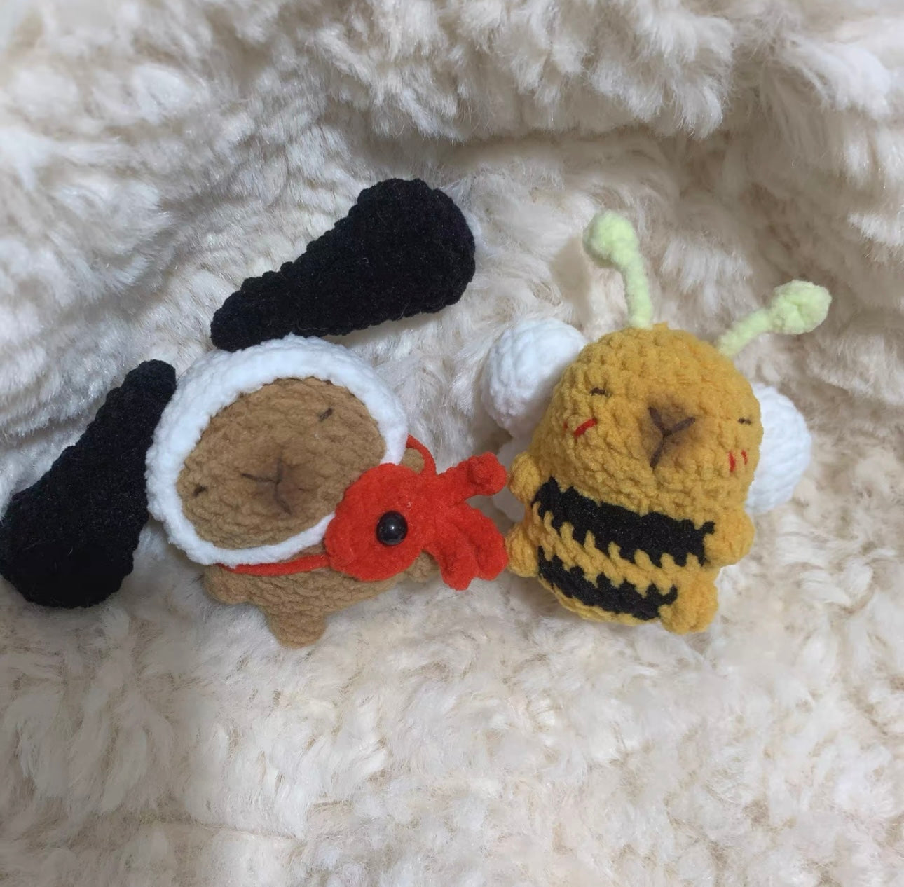 Crochet Capybara (5~7 cm/2~2.8 inch)