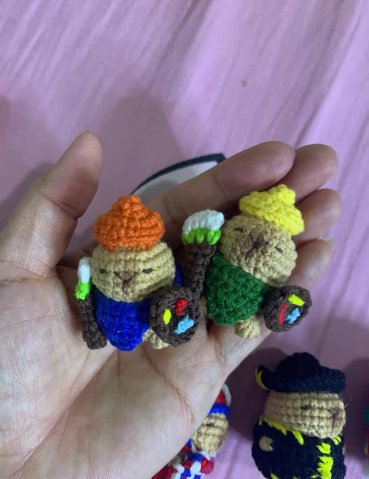 Crochet Capybara (5~7 cm/2~2.8 inch)