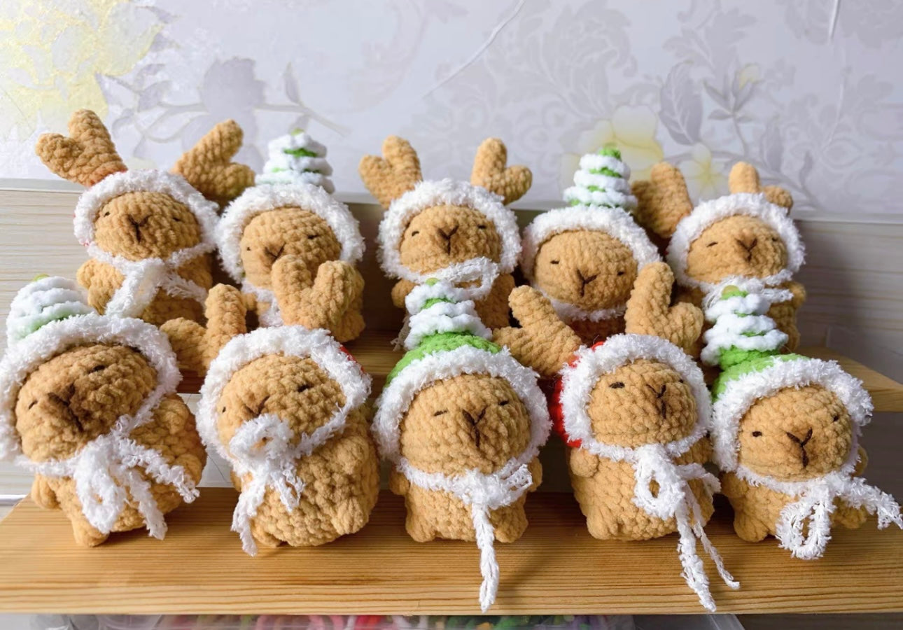 Crochet Capybara (5~7 cm/2~2.8 inch)