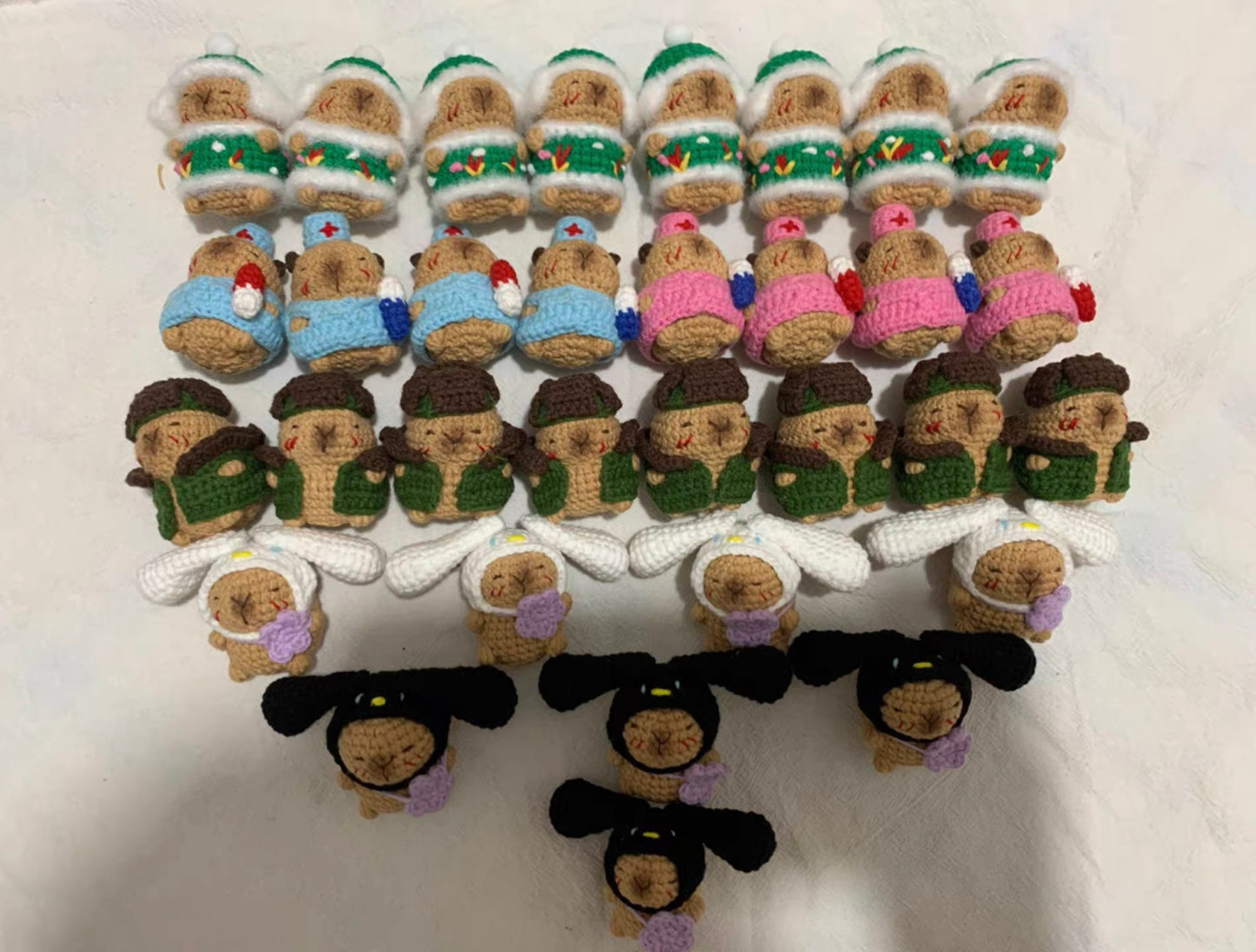 Crochet Capybara (5~7 cm/2~2.8 inch)