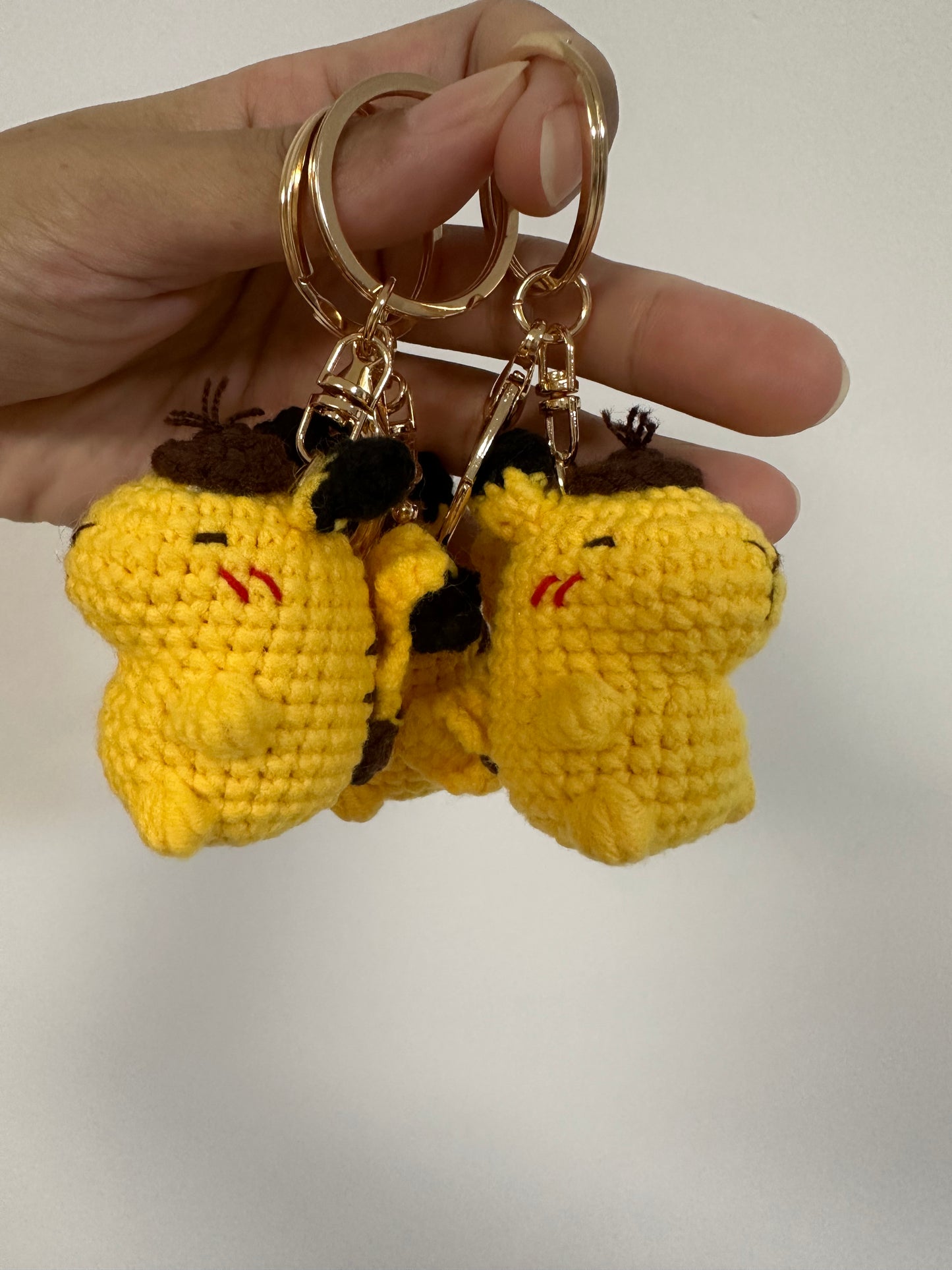 Crochet Capybara /Pikachu(5 cm/2 inch)