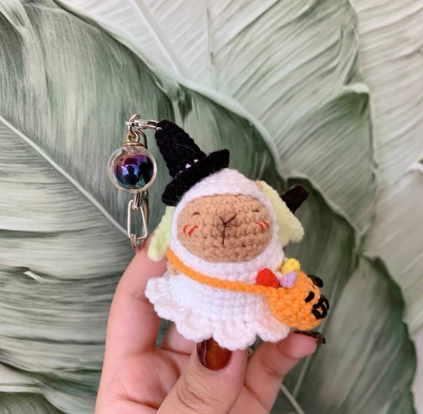 Crochet Capybara(5~7 cm/2~2.8 inch)