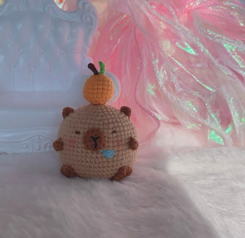 Crochet Capybara(5~7 cm/2~2.8 inch)