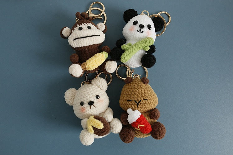 Bear with Honey Pot Keychain