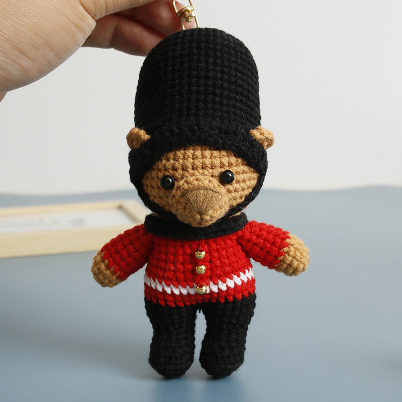 British Bear Keychain