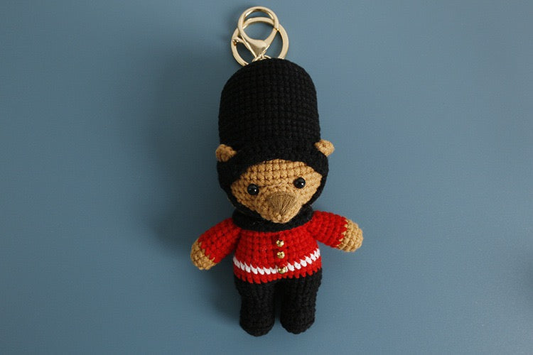 British Bear Keychain