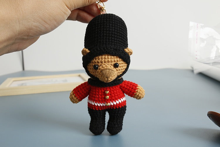 British Bear Keychain