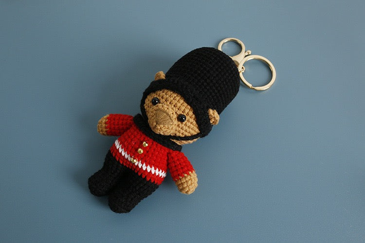 British Bear Keychain