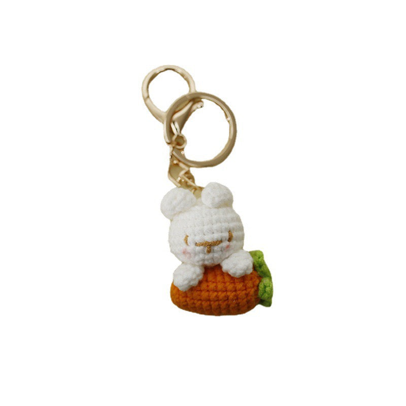 Bunny with Carrot Keychain