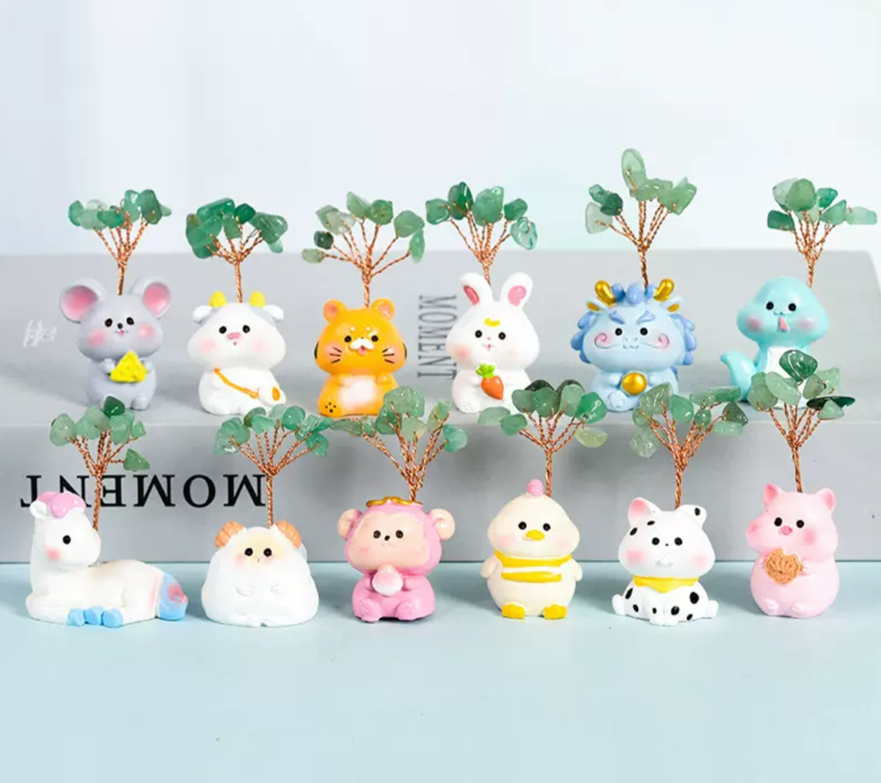 Animal/Zodiac Base Crystal Tree