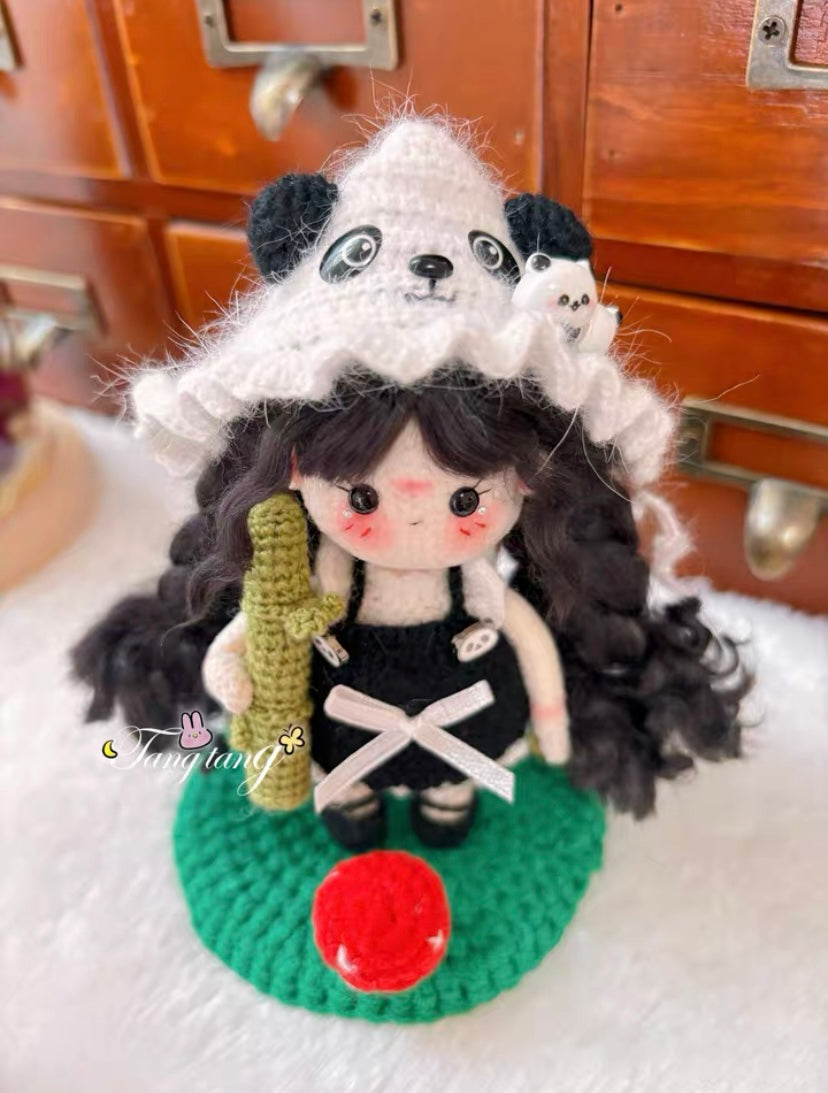 Goose Girl/Mini Girl/Panda with Bamboo(9 cm/43.5 inch)