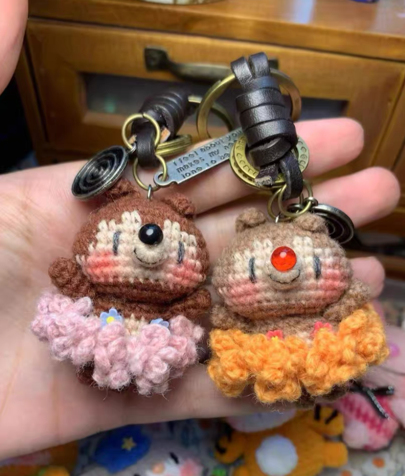 Crochet Squirrel/Bunny/Fox/Wool