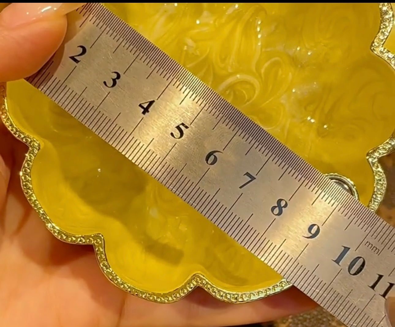 Hand Enameled Jewelry Box- Bee Large(11*10*6 cm/4.3*3.9*2.4 inch;0.68 kg/24 oz)