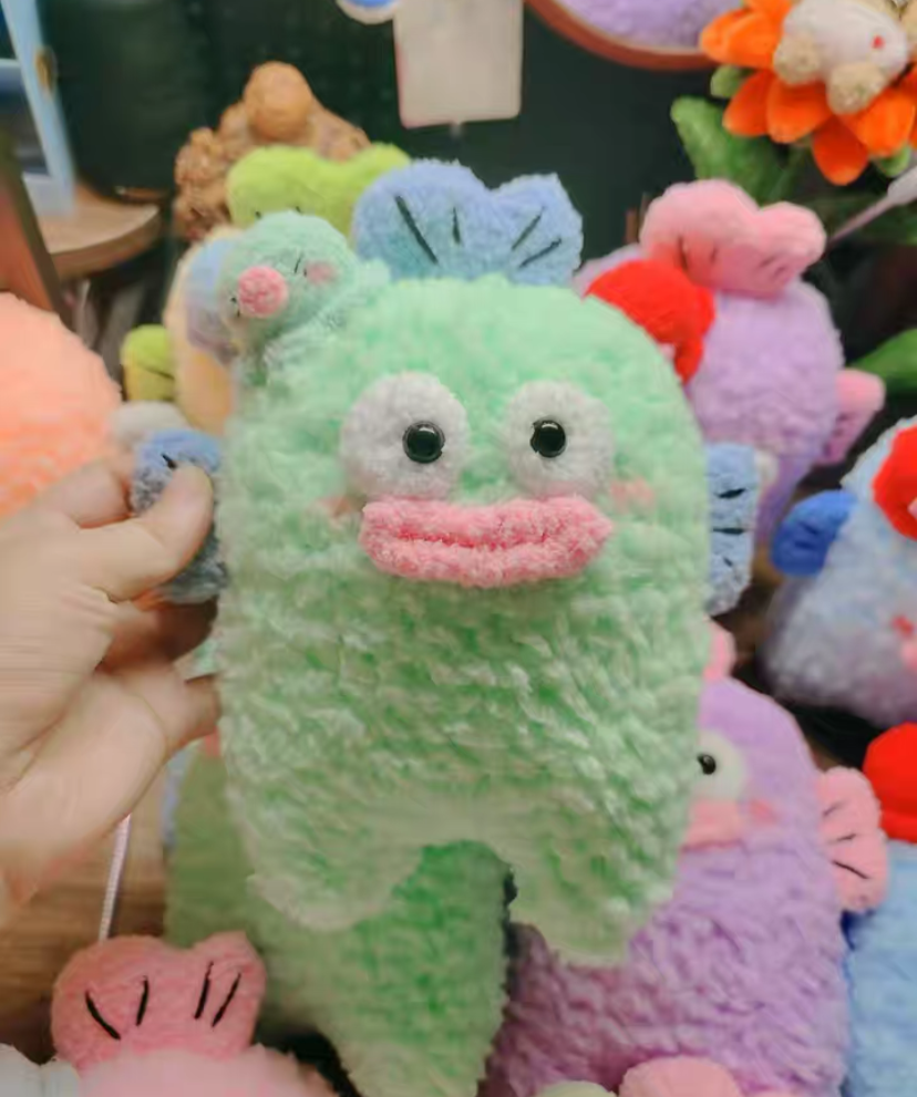 Crochet Fishman Toy(Small:22 cm/8.5 inch; Big:28 cm/11.5 inch)