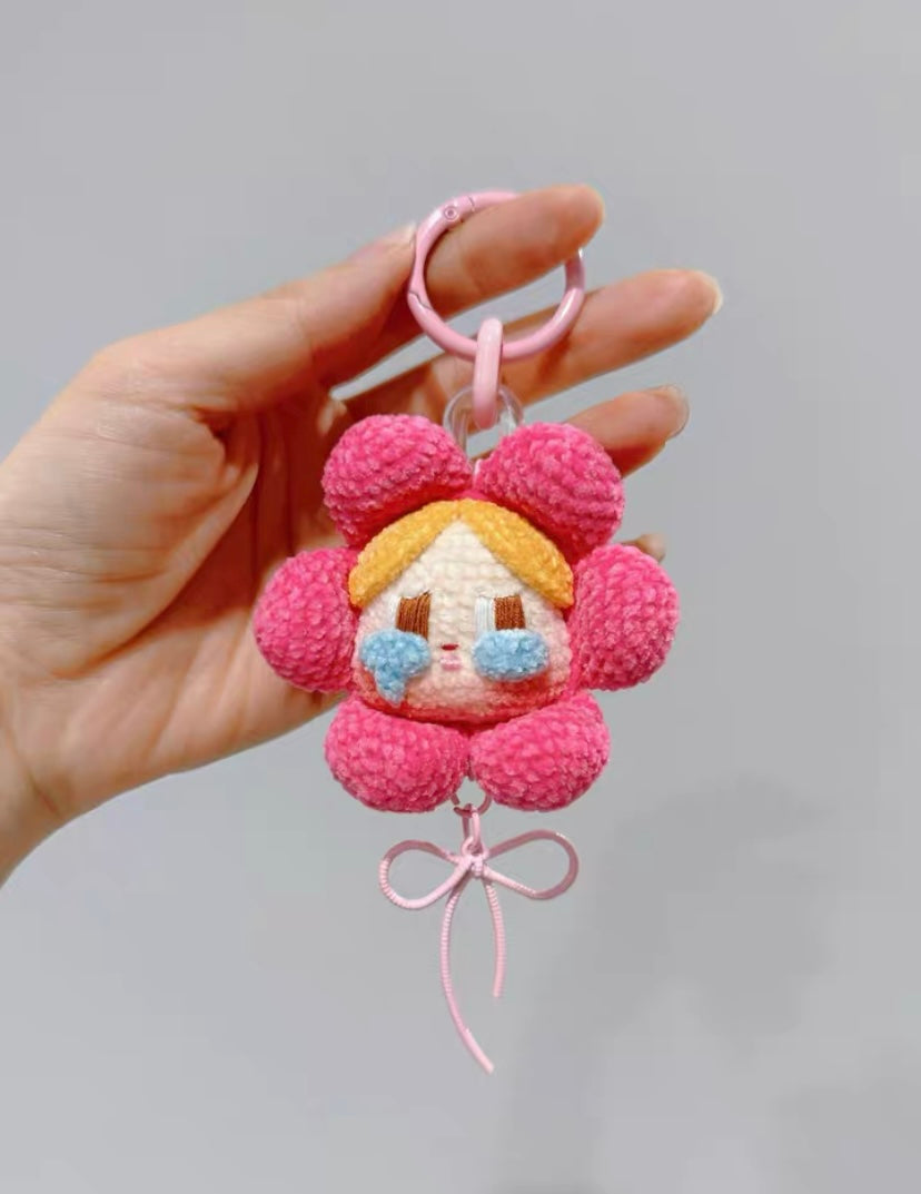 Crochet Cry Baby Keychain