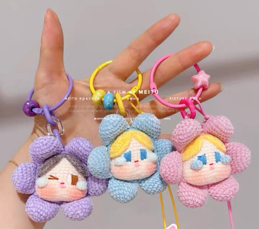 Crochet Cry Baby Keychain
