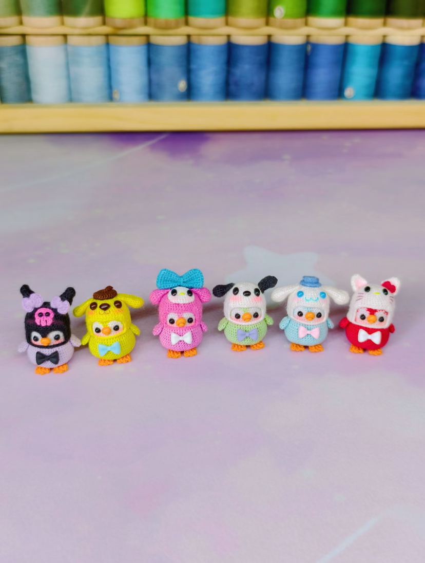 Crochet Mini Animals/Animal Hat/Micro Crochet