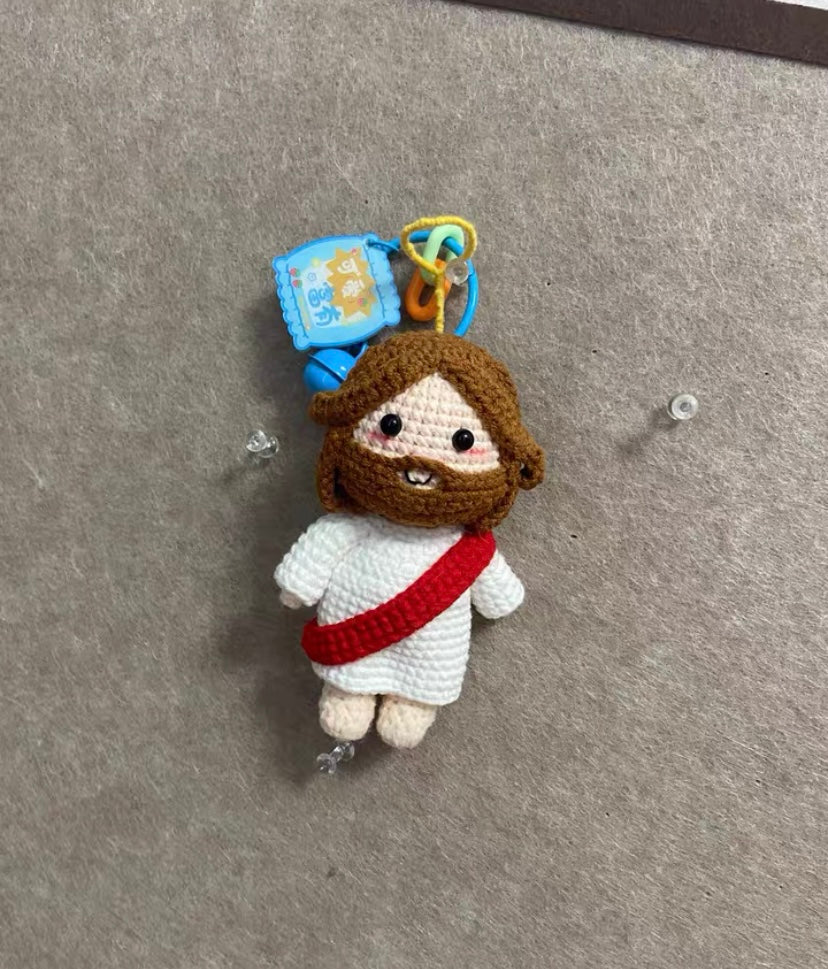 Crochet Jesus Keychain(12 cm/4.7 inch)