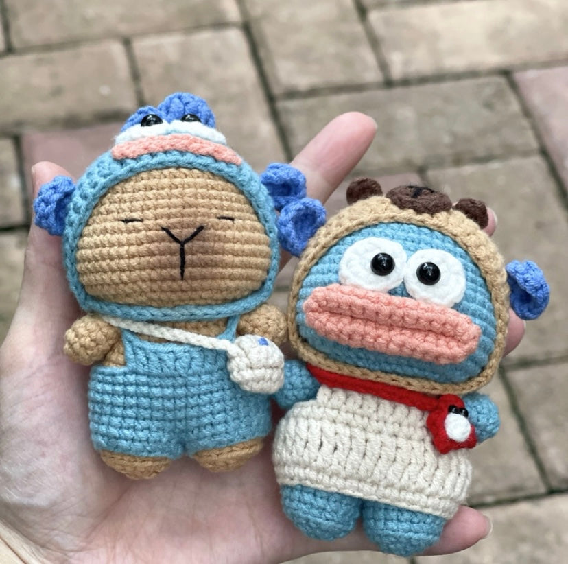 Crochet Capybara/Fishman