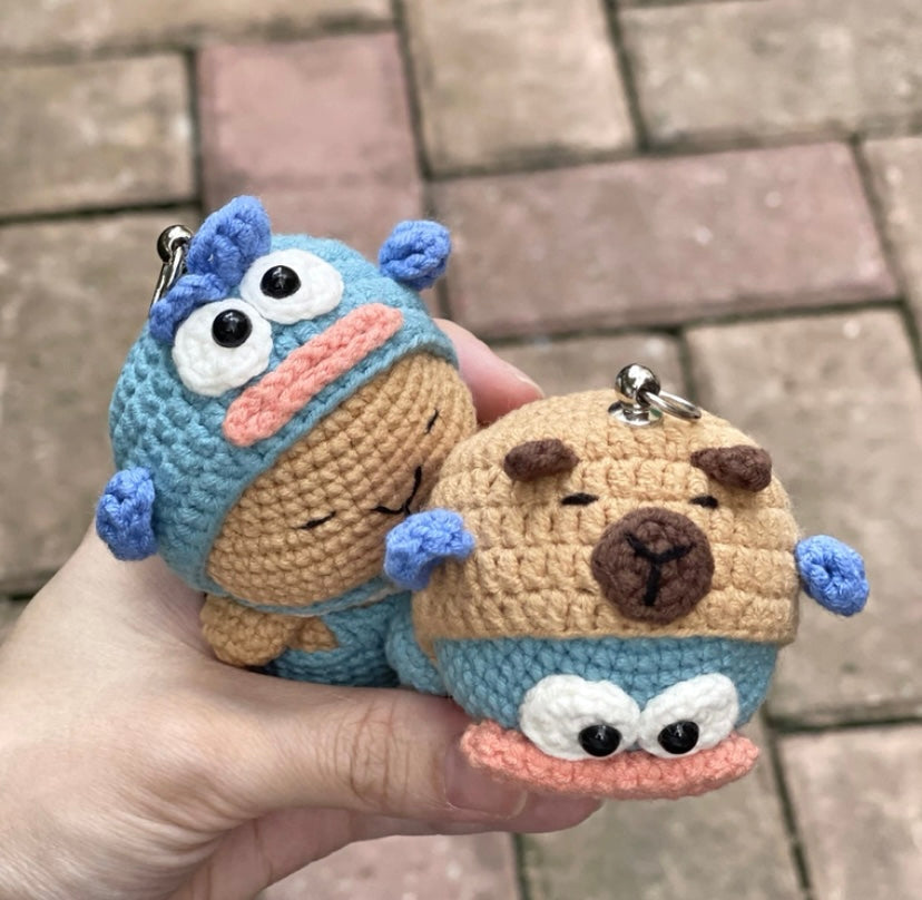 Crochet Capybara/Fishman