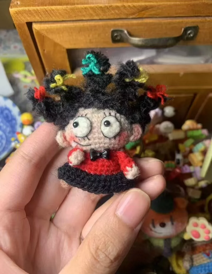 Crochet Mini Girl/Super Women/Wool