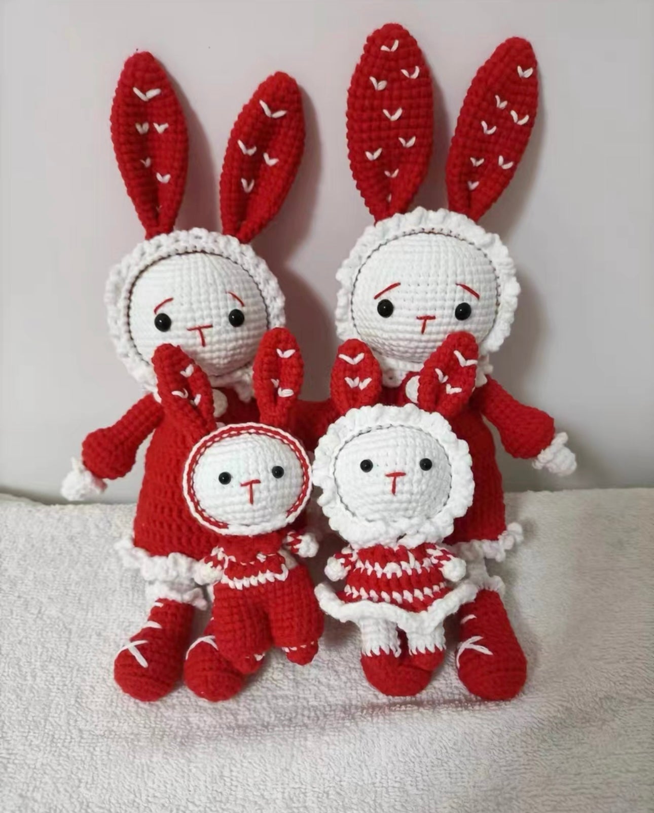 Crochet Bunny Family