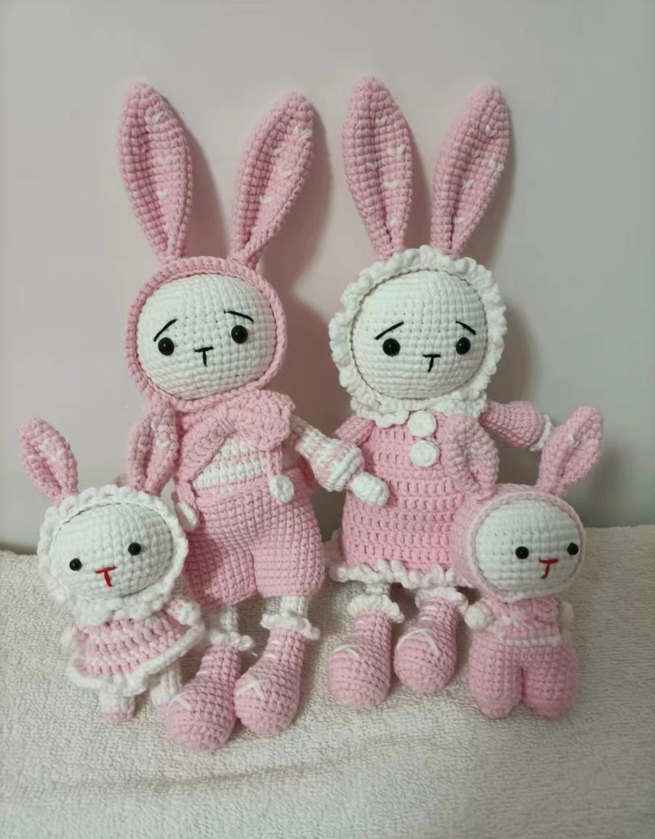 Crochet Bunny Family