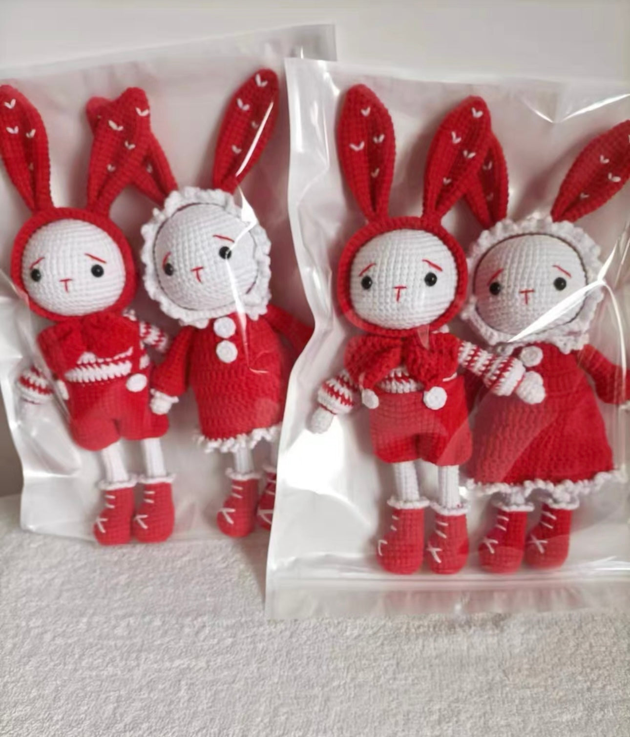 Crochet Bunny Family
