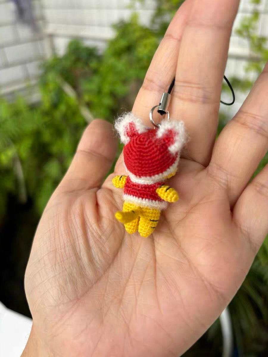 Crochet Tiger with Waist Coat /Micro Crochet
