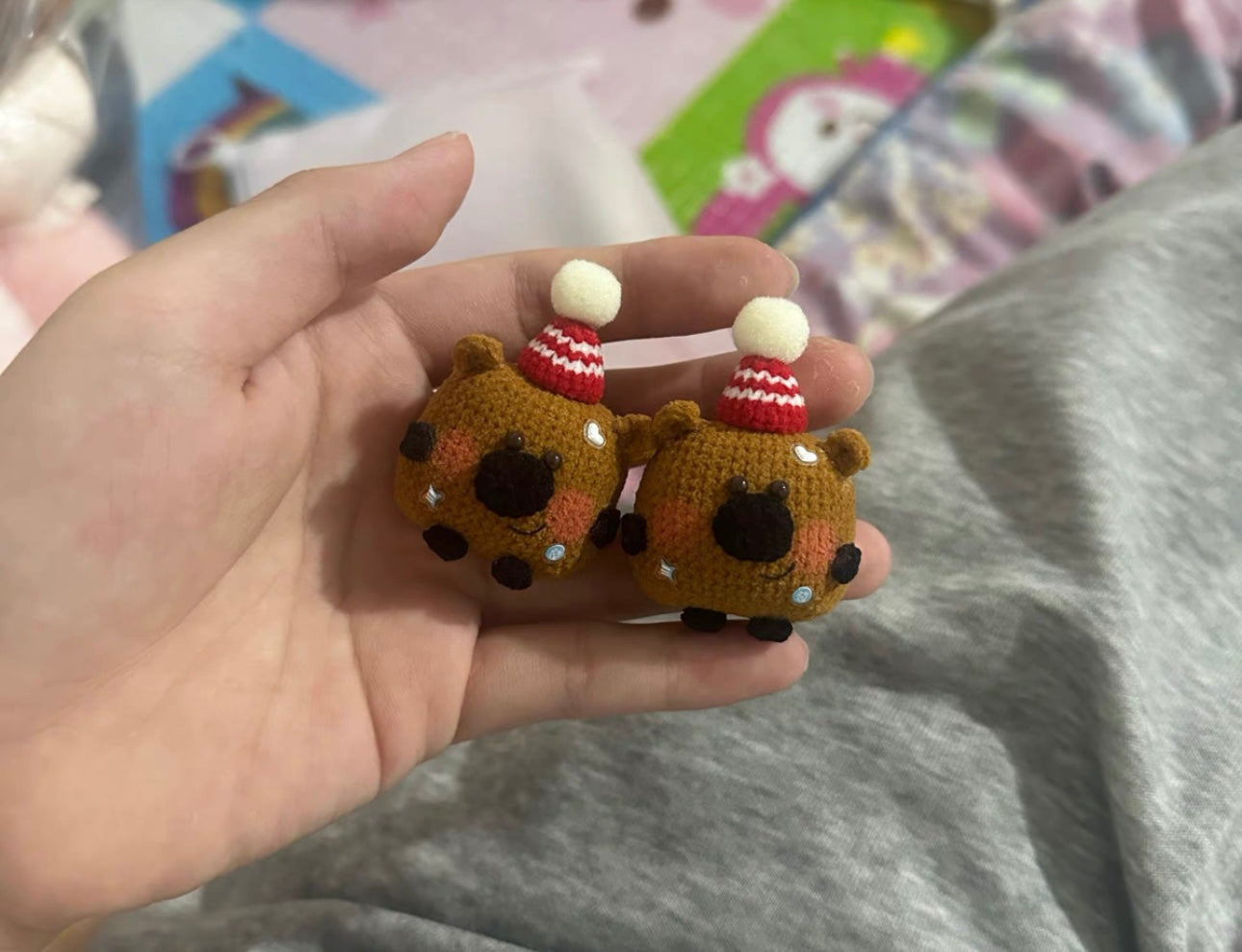 Crochet Mini Animal/Fridge Magnet(3 cm/1.2 inch)