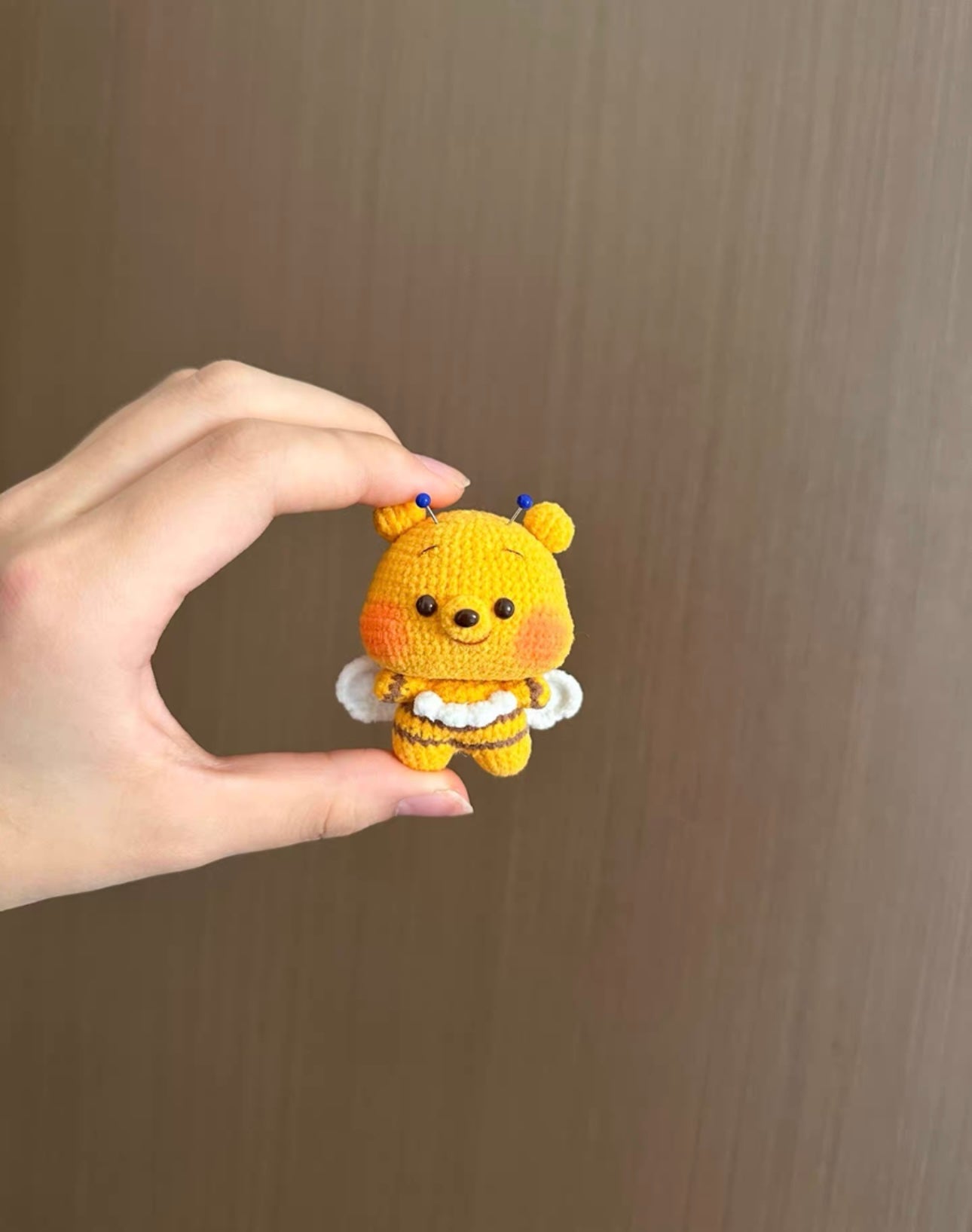 Crochet Mini Animals/Stitch/Tigger/Judy Bunny/Fox/Benjamin Leopard/Dog/Giraffe/Milk Cow/Koala/WinnieThePool/Pig/Bear/Capybara(5 cm/1.9 inch)