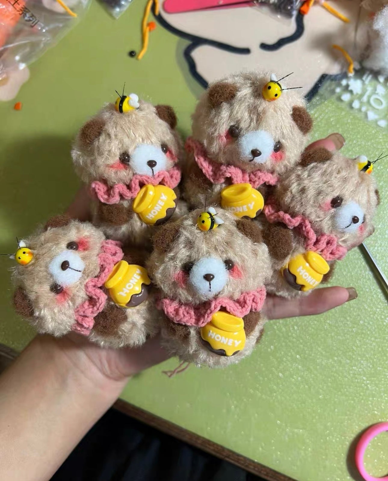 Crochet Mini Animal/Fluffy Yarn(5 cm/2 inch)