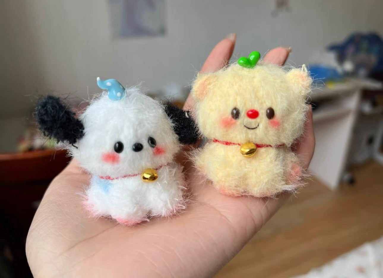 Crochet Mini Animal/Fluffy Yarn(5 cm/2 inch)