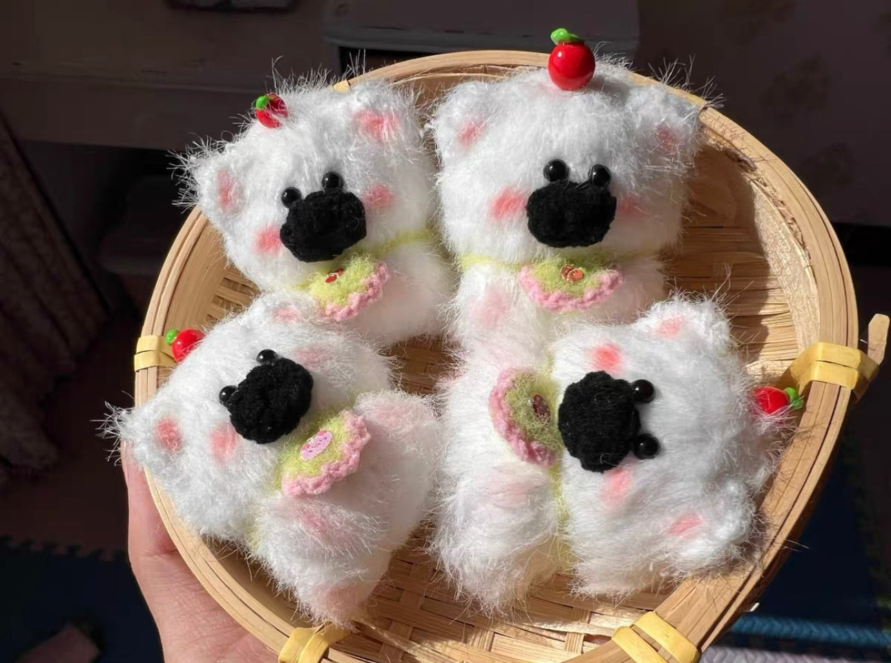 Crochet Mini Animal/Fluffy Yarn(5 cm/2 inch)