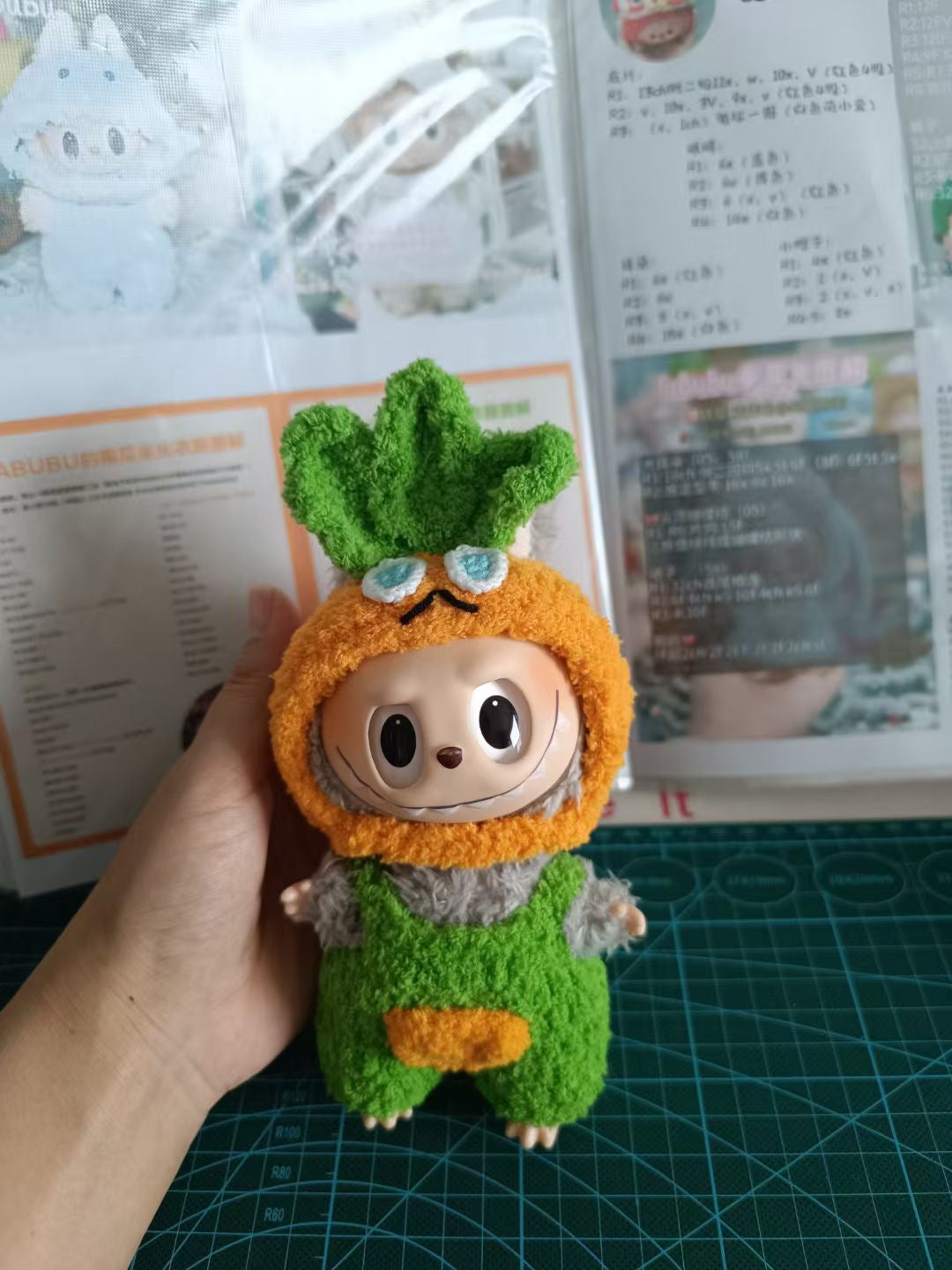 Crochet Outfit for Labubu