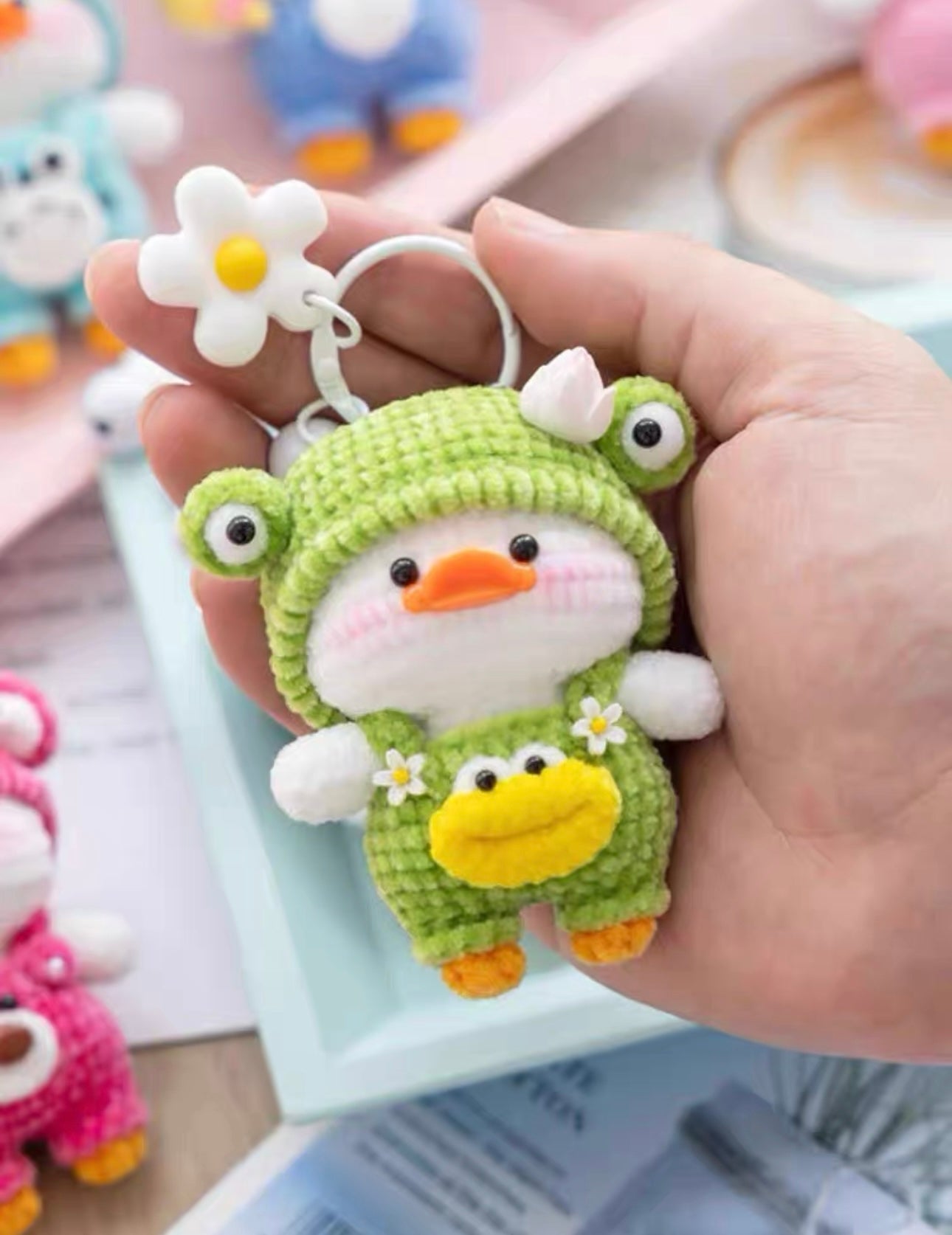 Crochet Duck with Animal Outfit