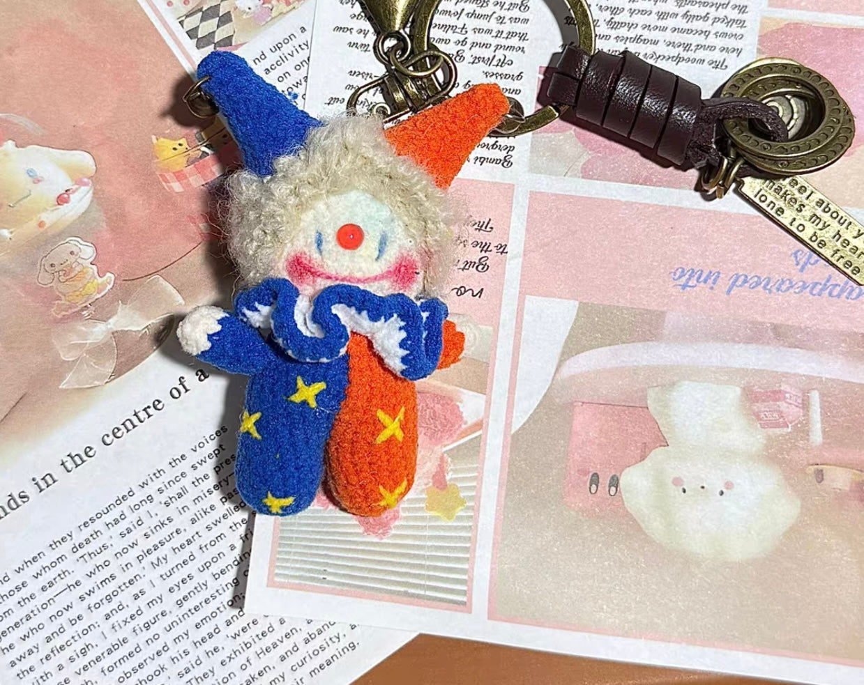 Crochet Clown(6~7 cm/2.4~2.8 inch)