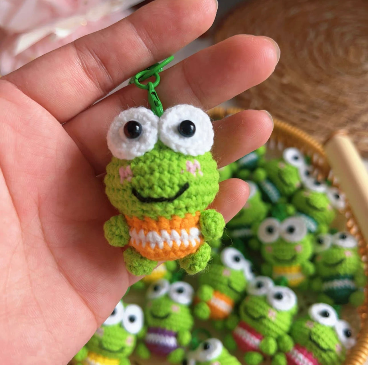 Crochet Mini Frog(5 cm/2 inch)