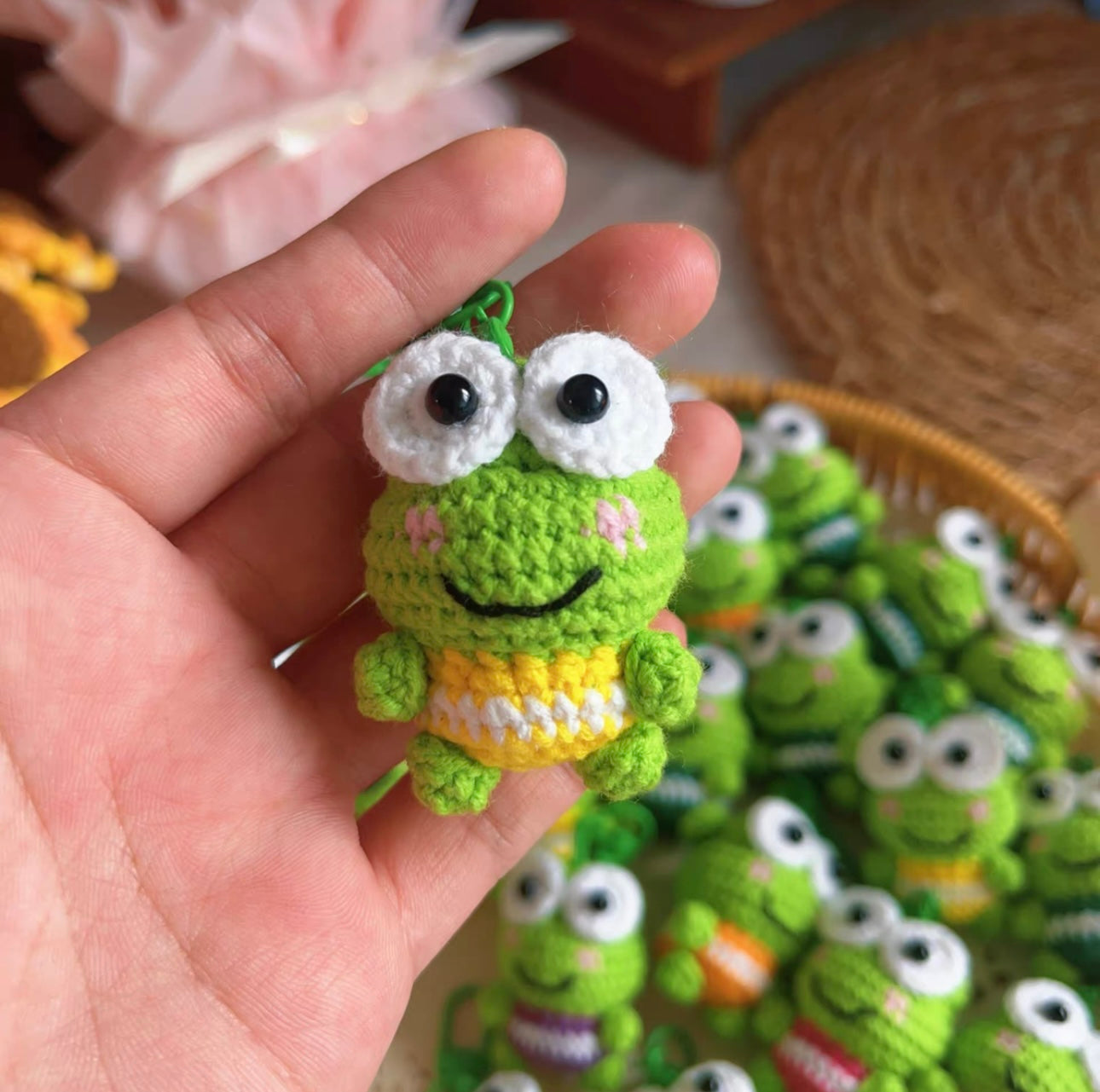 Crochet Mini Frog(5 cm/2 inch)