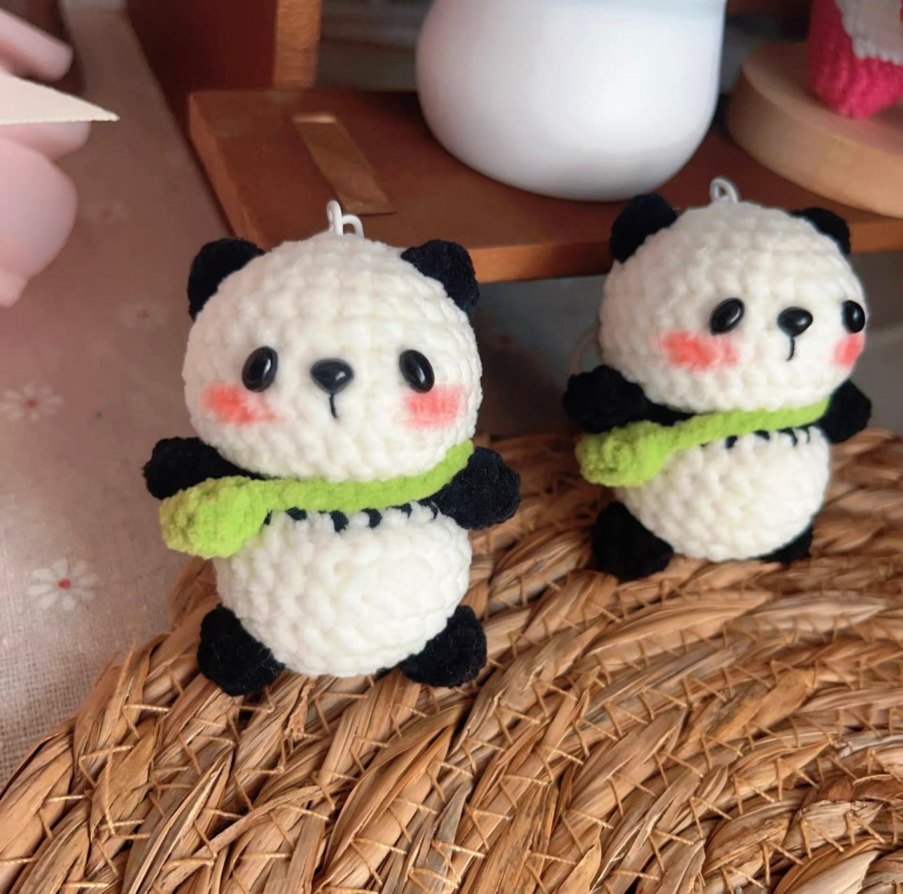 Crochet Frog/Panda/Milk Cow(7 cm/2.8 inch)