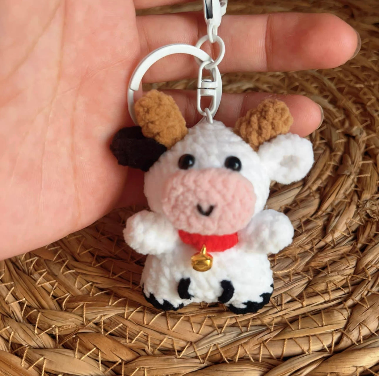 Crochet Frog/Panda/Milk Cow(7 cm/2.8 inch)
