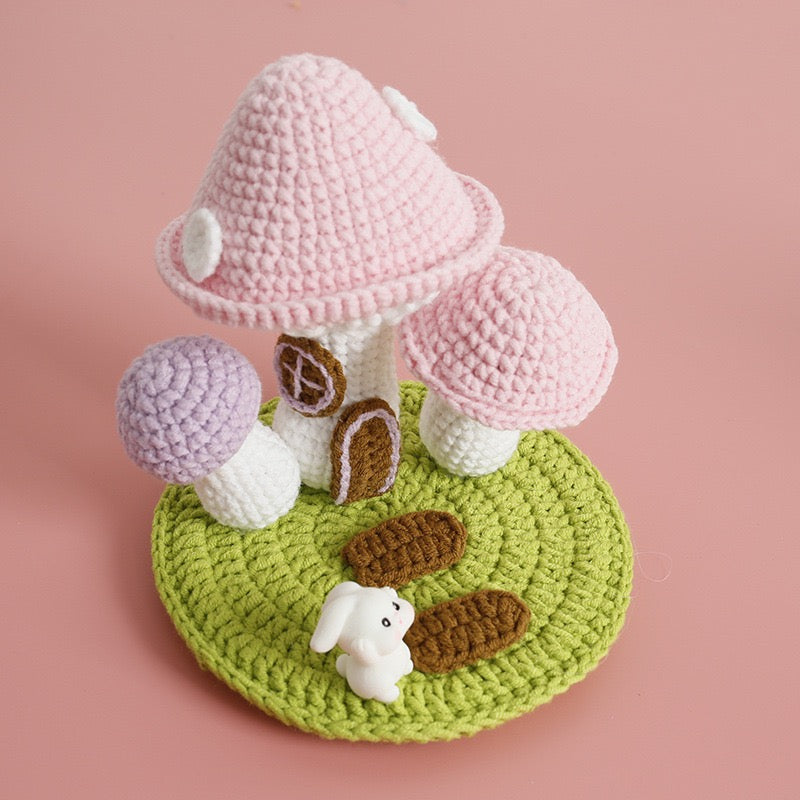 Mushroom House Phone Holder