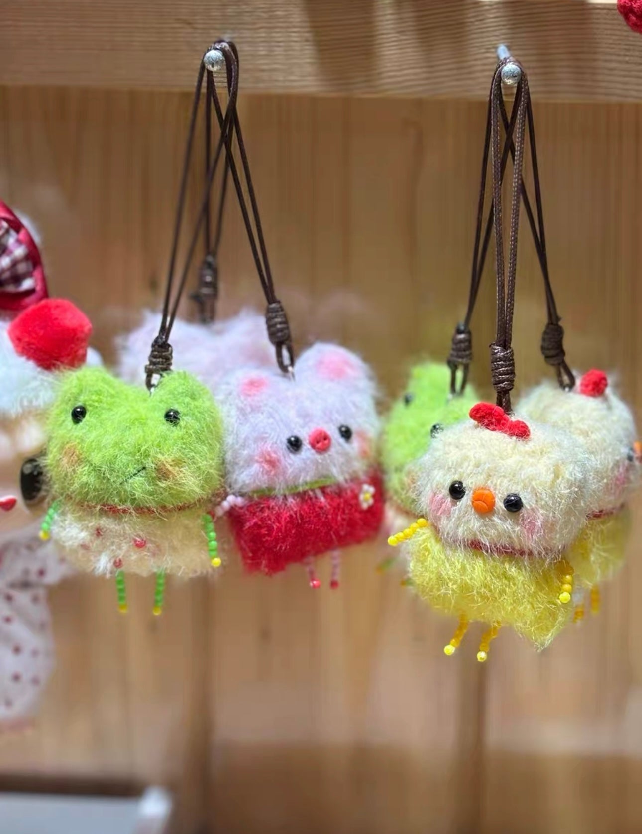 Crochet/Beaded Mini Animals(6~7 cm/2.4~2.8 inch)