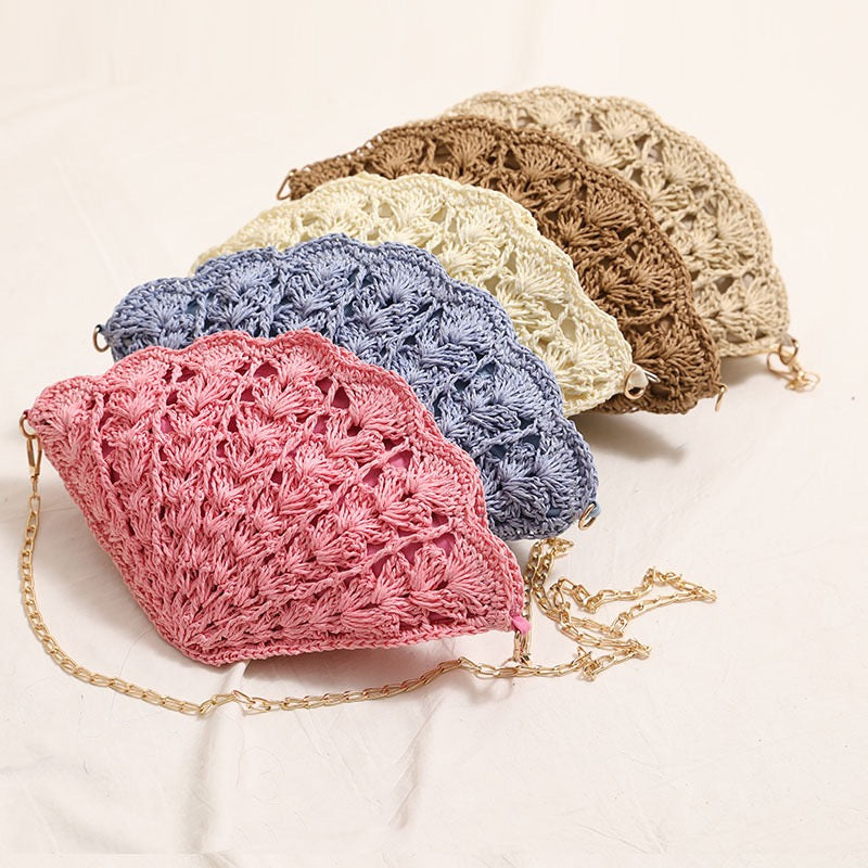 Shoulder Bag- Shell Shape(Top: 32cm/12.6 inch; Bottom: 20cm/7.9 inch)