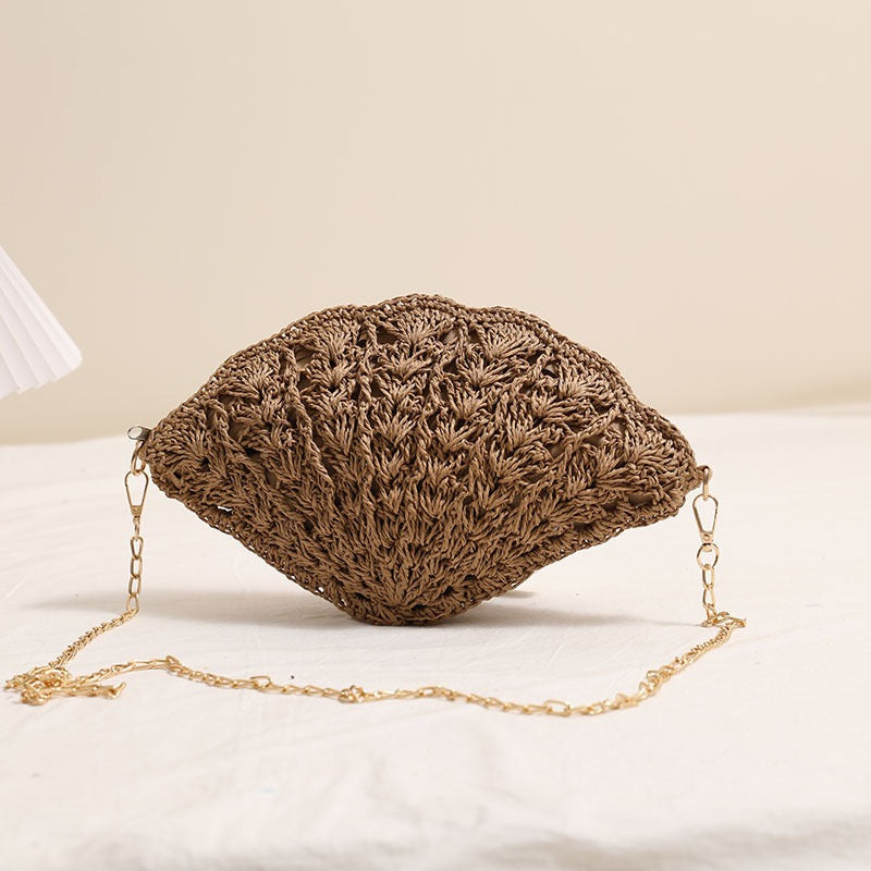 Shoulder Bag- Shell Shape(Top: 32cm/12.6 inch; Bottom: 20cm/7.9 inch)