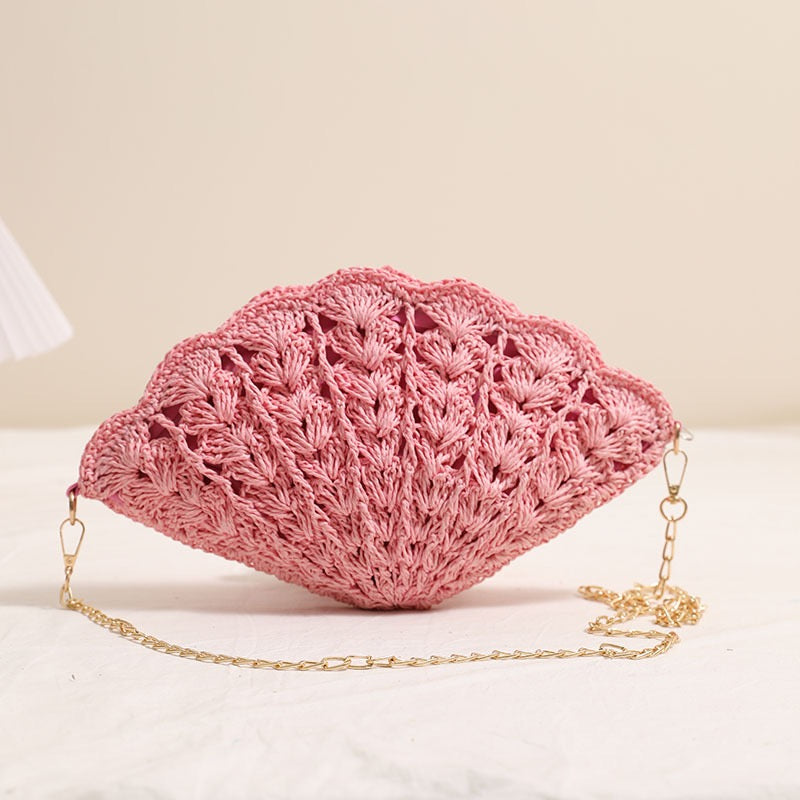 Shoulder Bag- Shell Shape(Top: 32cm/12.6 inch; Bottom: 20cm/7.9 inch)