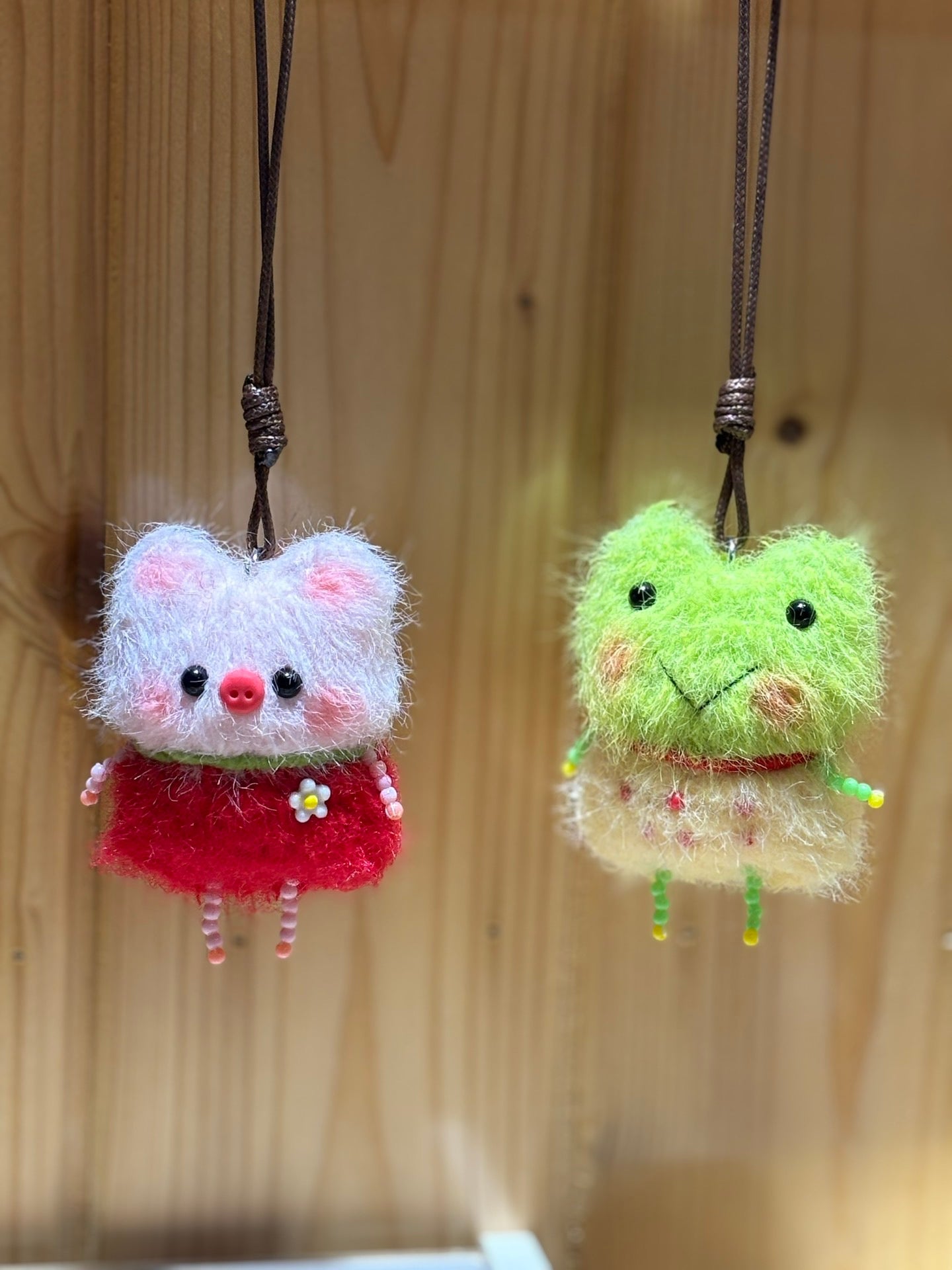Crochet/Beaded Mini Animals(6~7 cm/2.4~2.8 inch)