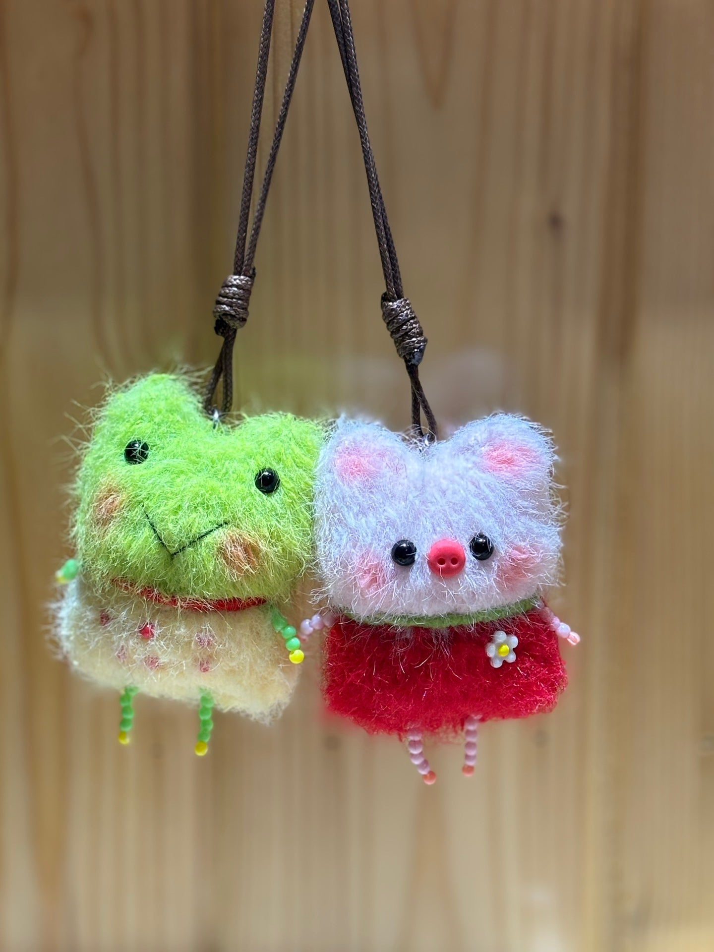 Crochet/Beaded Mini Animals(6~7 cm/2.4~2.8 inch)