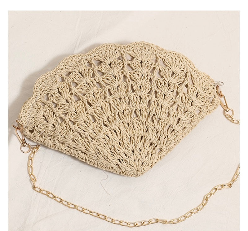 Shoulder Bag- Shell Shape(Top: 32cm/12.6 inch; Bottom: 20cm/7.9 inch)